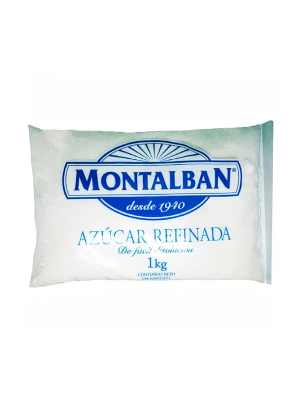 Azucar Refinada Montalban 1 Kg