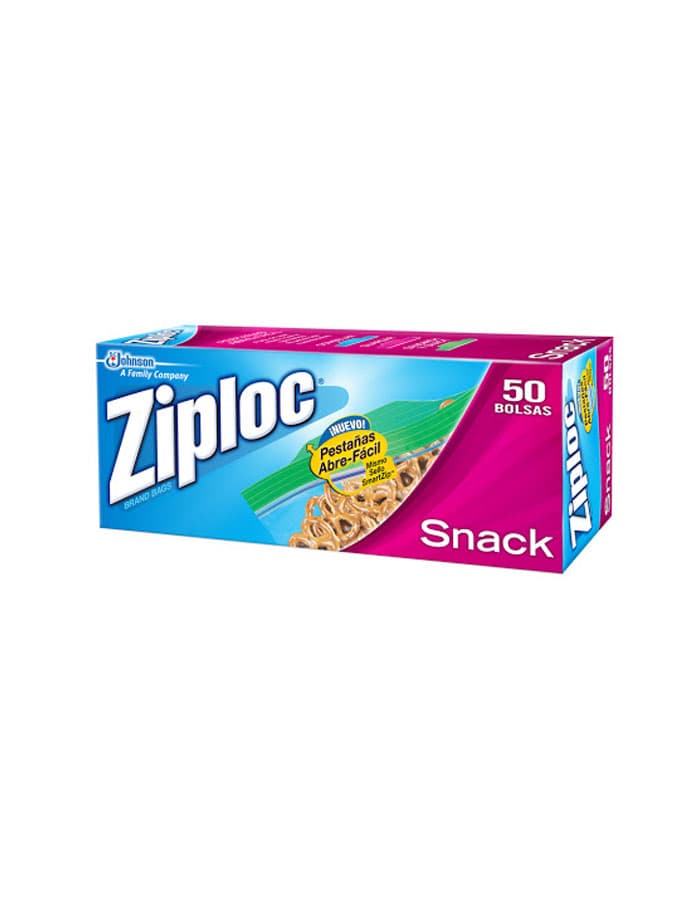 Bolsas Ziploc Snack 50 Und