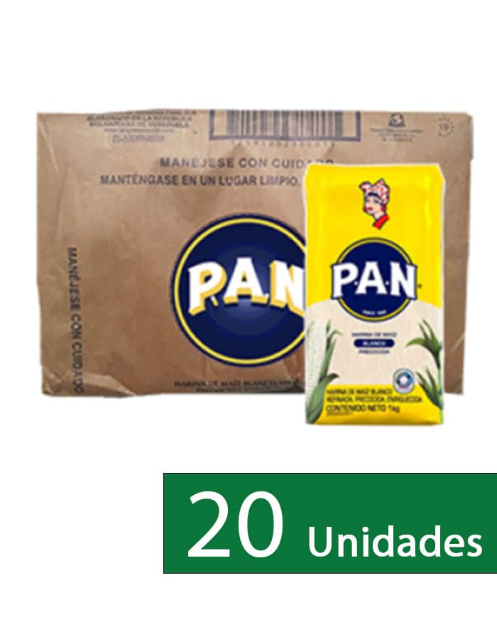 Harina de Maiz P.A.N Blanca (Bulto de 20 unidades)