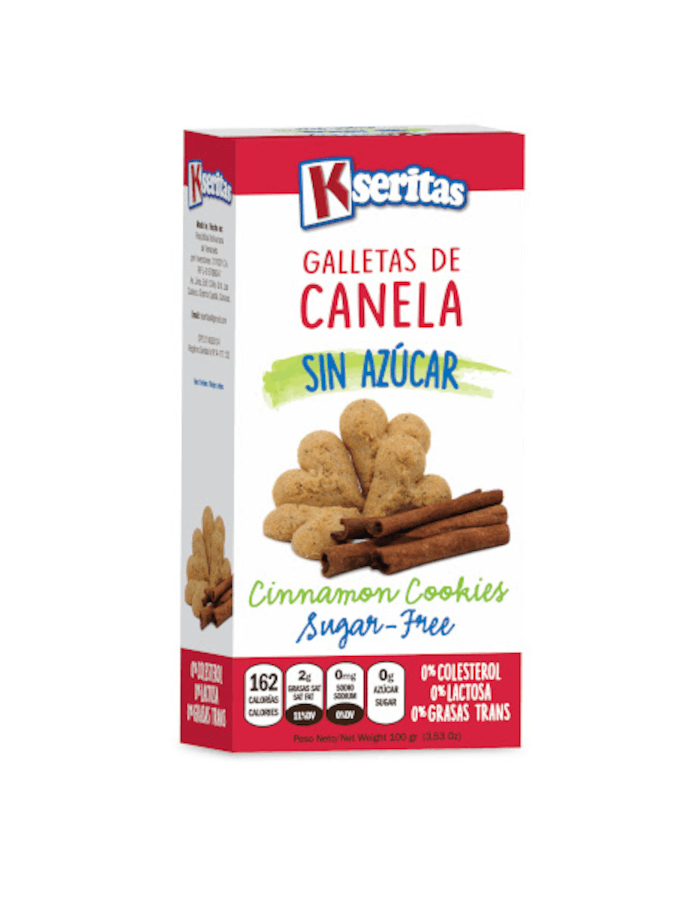 Galletas Sin Azucar Kaseritas Canela. 100gr