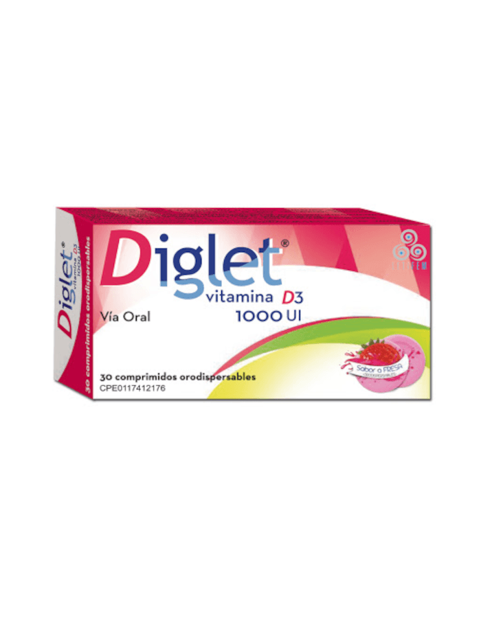 Vitamina D3 Diglet 30 comprimidos