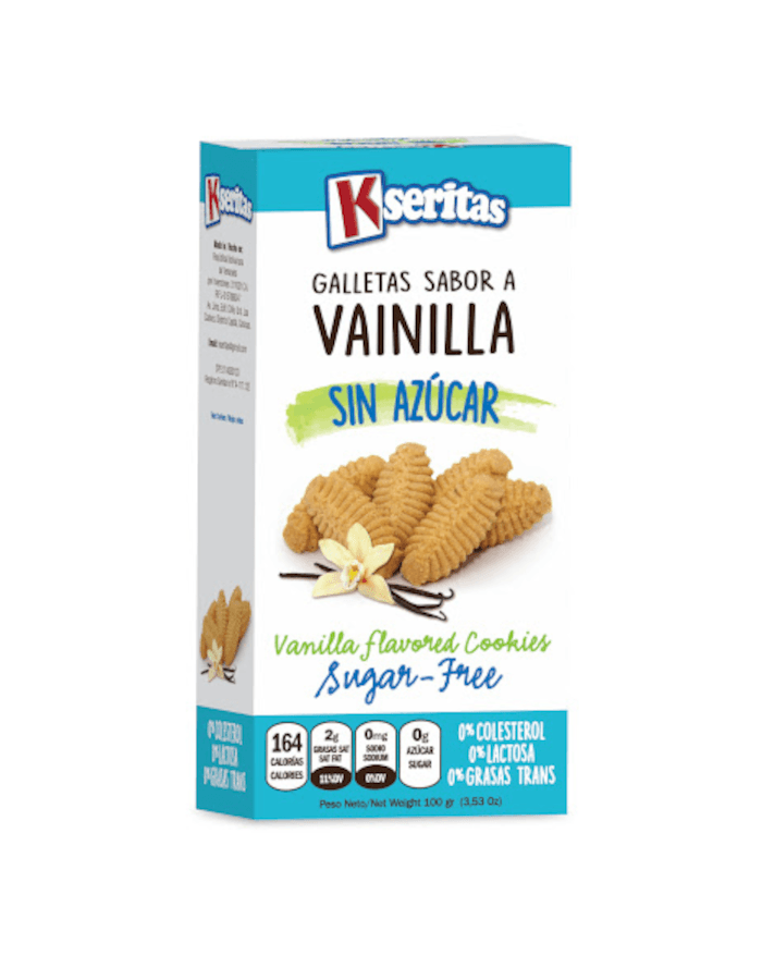 Galletas Sin Azucar Kaseritas Vainilla. 100gr
