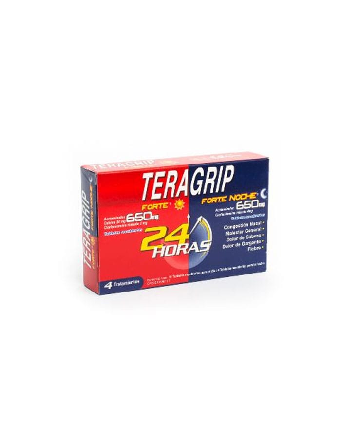 Teragrip Forte Día/Noche 24 h 650 mg