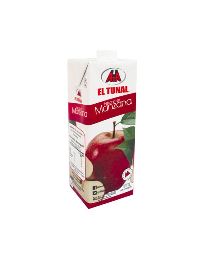 Néctar de manzana El tunal 1 litro
