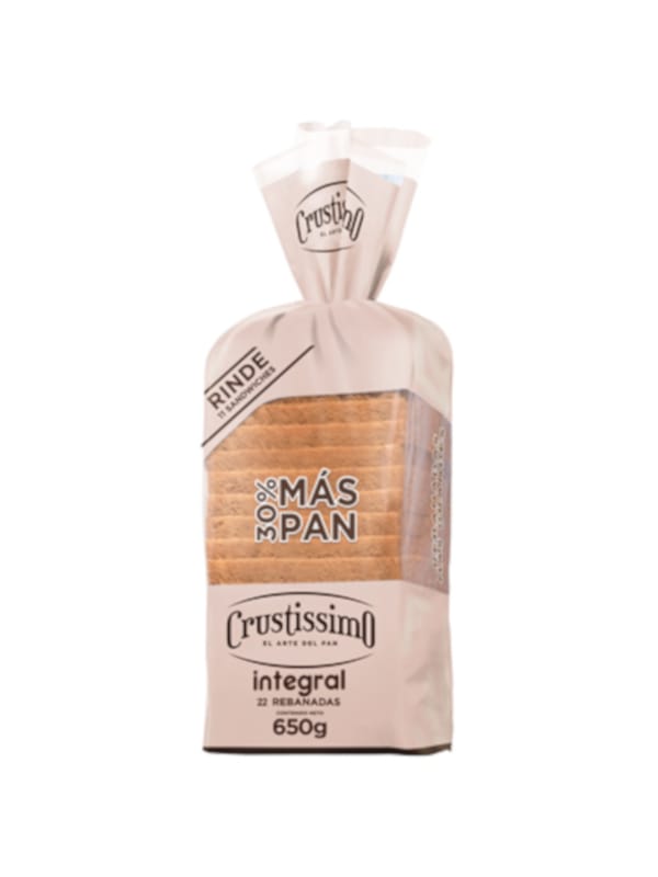 Pan integral Crustissimo 650 g
