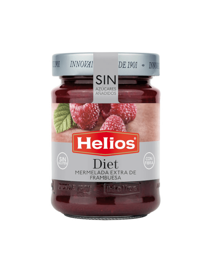 Mermelada Sin Azúcar. Helios. Frambuesa. 280G