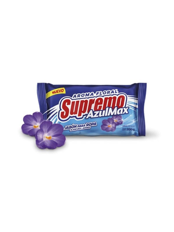 Jabón para Ropa AzulMax Aroma Floral Supremo 200 g