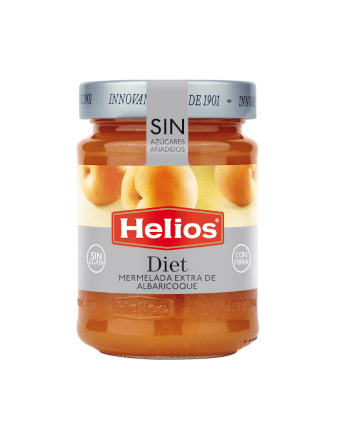 Mermelada Sin Azúcar. Helios. Albaricoque. 280G