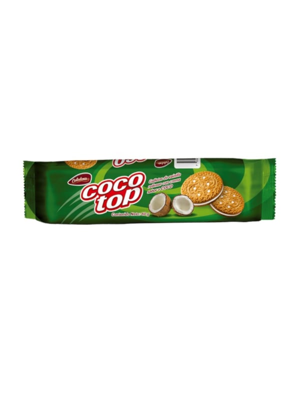 Galleta rellena de coco CocoTop Celedonia 80 g
