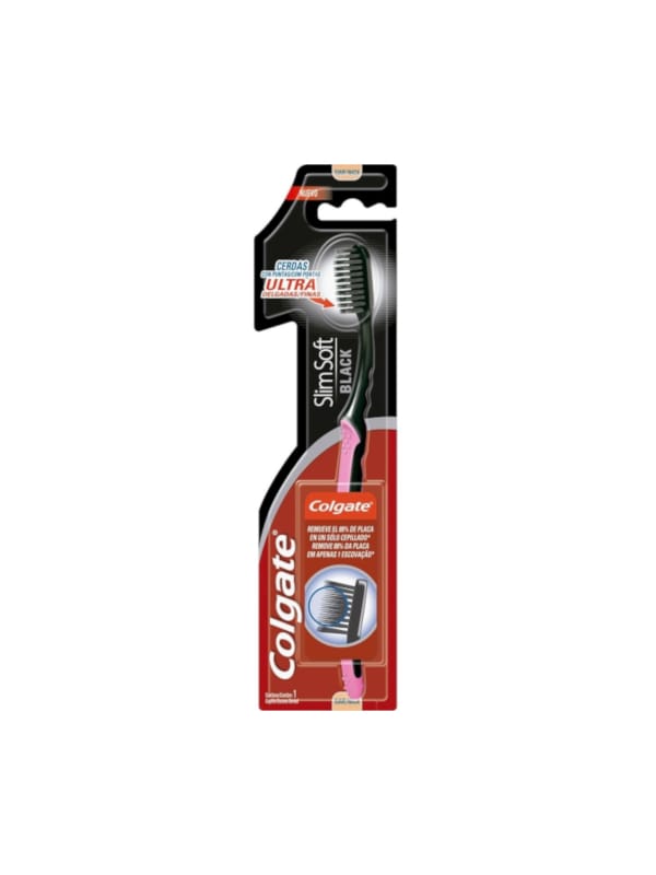 Cepillo Dental Slimsoft Black Suave Colgate