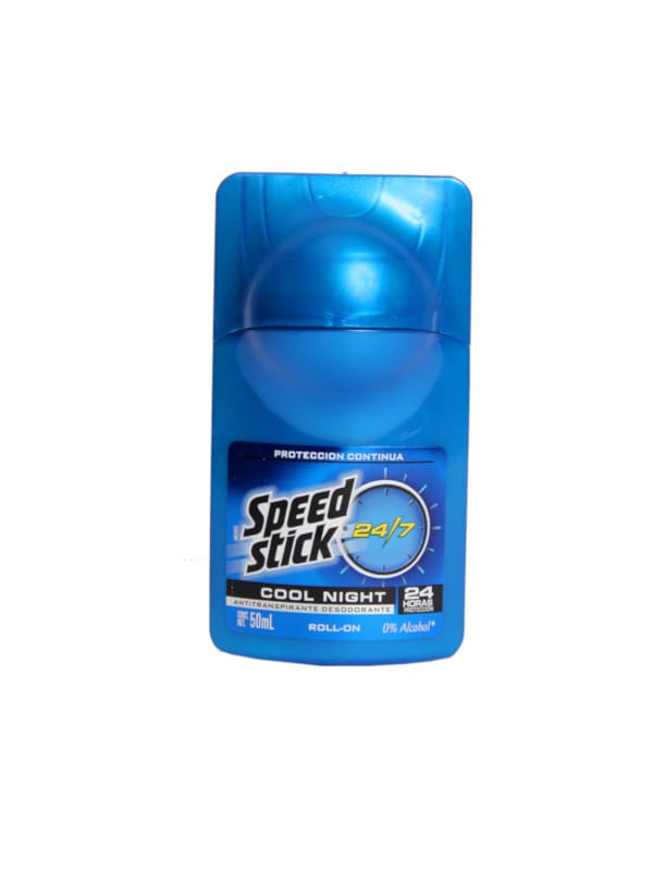 Desodorante Roll on Cool Night 24/7 Speed Stick 50 ml