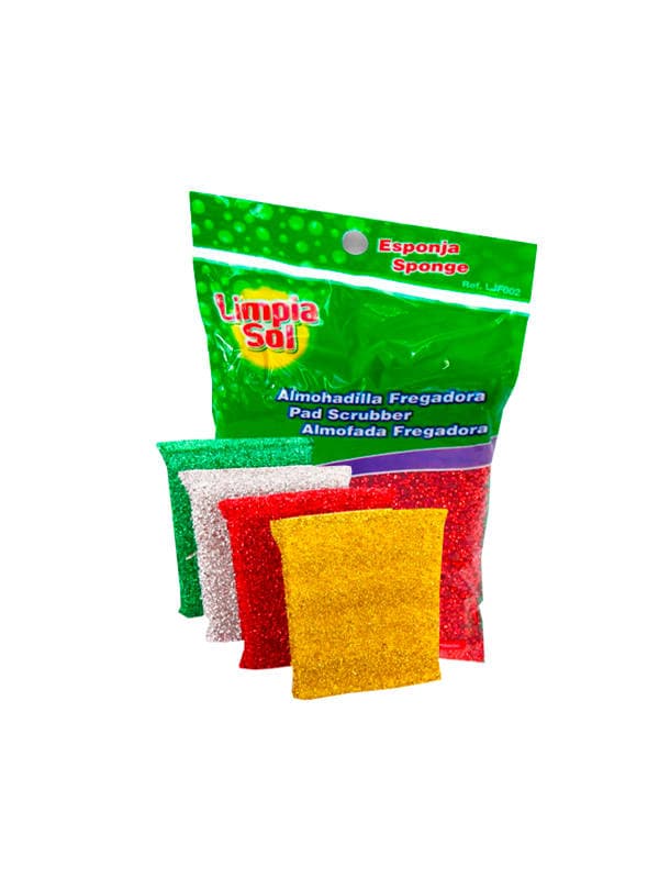 Esponja Almohadilla Fregadora Limpia Sol 1 Unidad