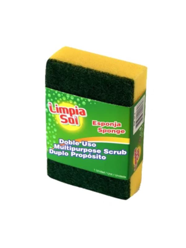 Esponja Doble Uso Limpia Sol 1 Unidad