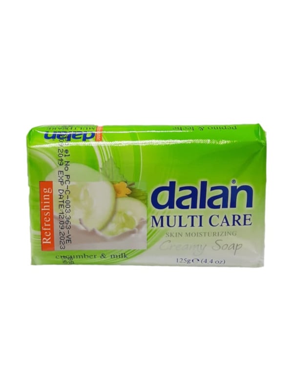 Jabón de tocador Pepino y Leche Dalan 125 g