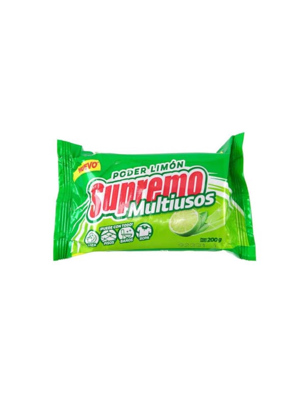 Jabón para Ropa Multiusos Poder Limón Supremo 200 g
