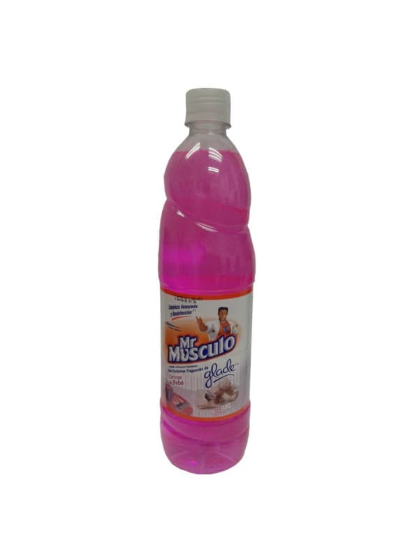 Limpiador Antibacterial Glade Caricias de Bebé Mr. Musculo 900 ml