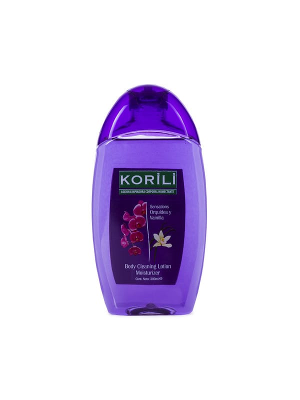 Loción Limpiadora Corporal Orquidea y Vainilla Korili 300 ml