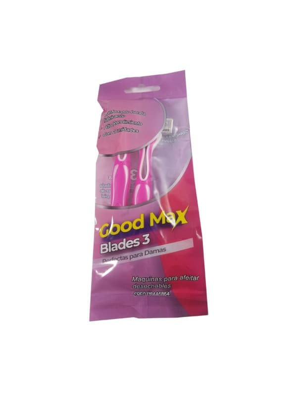 Afeitadora Desechable Blades 3 Mujer Goodmax 2 unidades