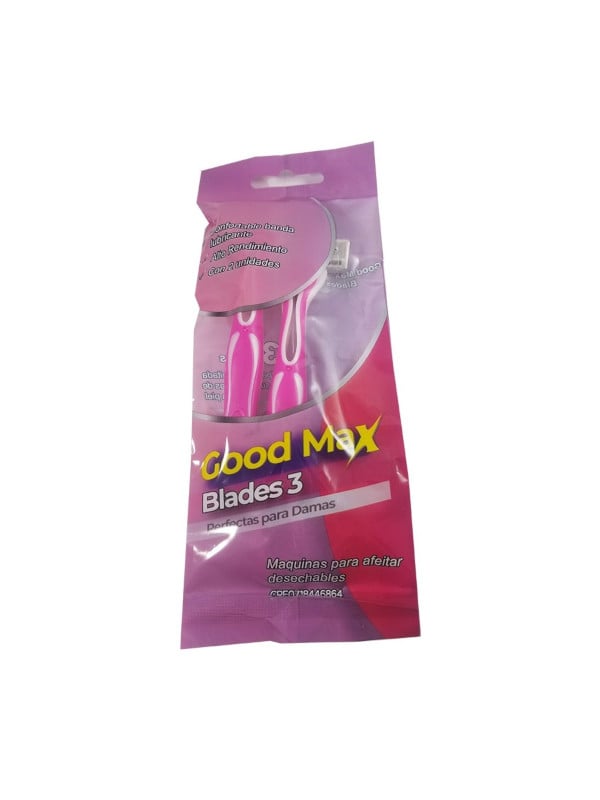 Afeitadora Desechable Blades 3 Mujer Goodmax 2 unidades