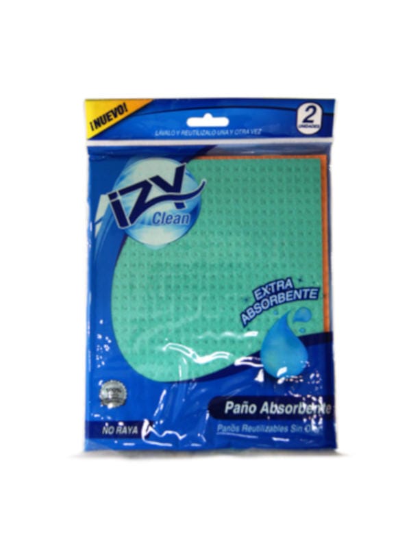 Paño Extra Absorbente Izy Clean 2 Unidades