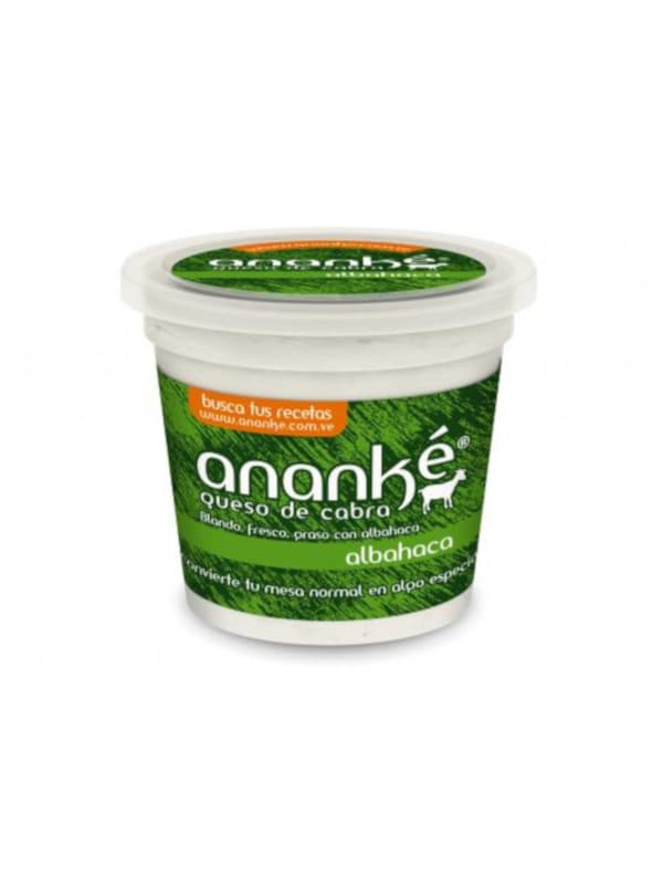 Queso de Cabra Suave Albahaca Ananké 200 g