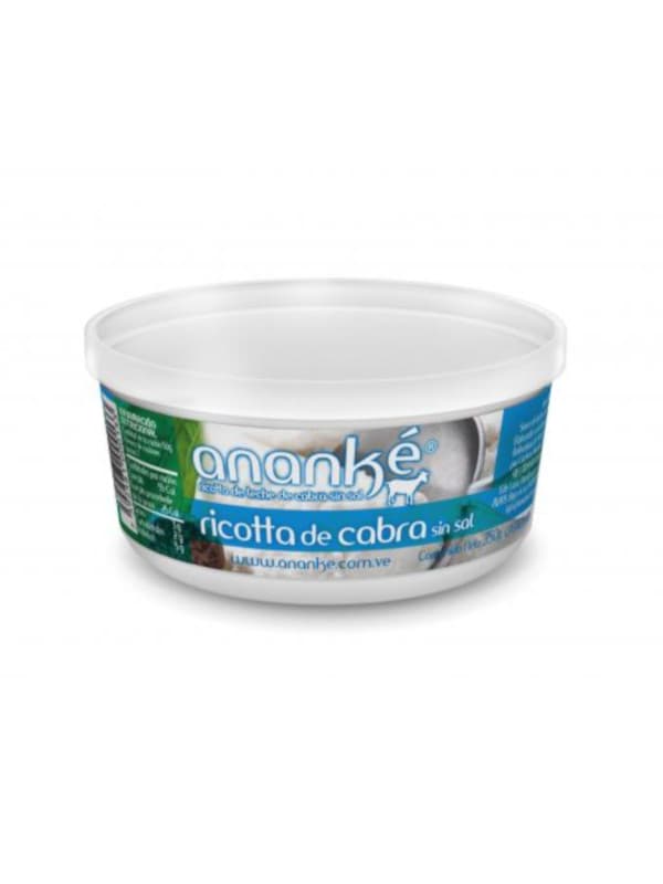 Ricotta de Cabra sin Sal Ananké 350 g