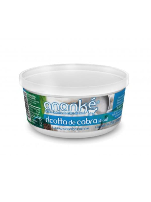 Ricotta de Cabra sin Sal Ananké 350 g