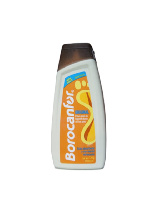 Polvo Antiséptico de Pies Borocanfor 120 g