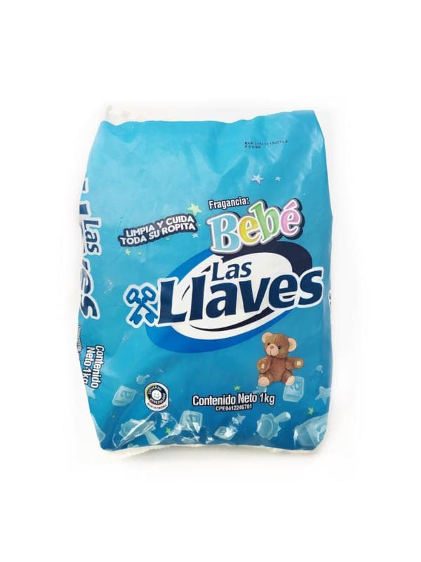 Detergente en Polvo Bebé Las Llaves 1 Kg