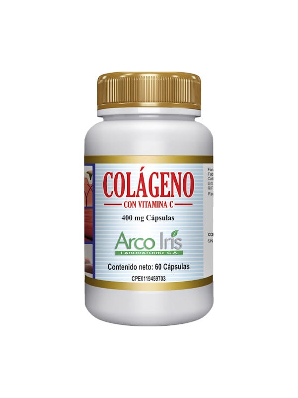 Colageno con Vitamina C 400 mg Arco Iris 60 Capsulas