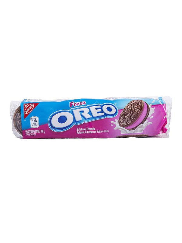 Galleta Oreo de Fresa Nabisco 108 g