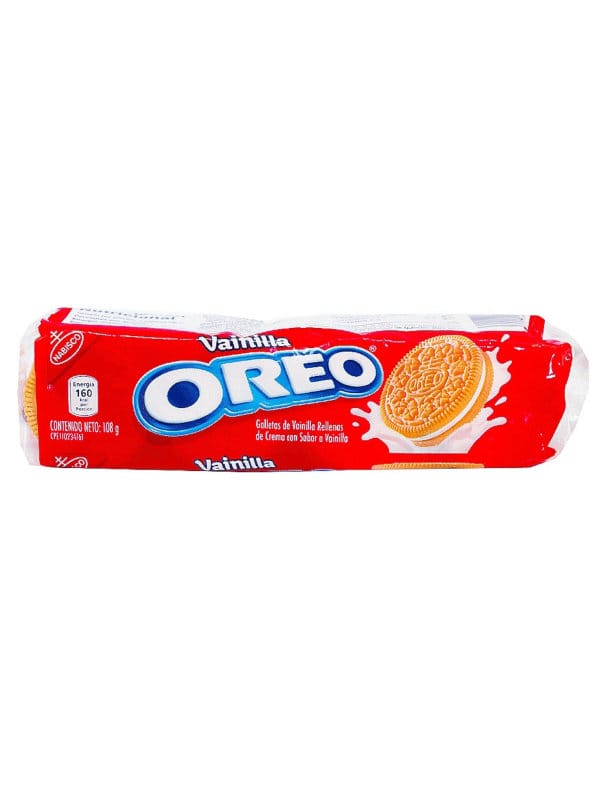 Galleta Oreo de Vainilla Nabisco 108 g