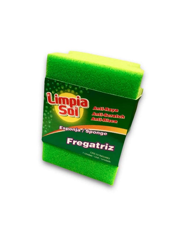 Esponja Fregatriz Anti-Raya Limpia Sol 1 Unidad