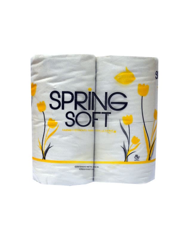 Papel Higiénico Spring Soft 500 Paveca 202 m