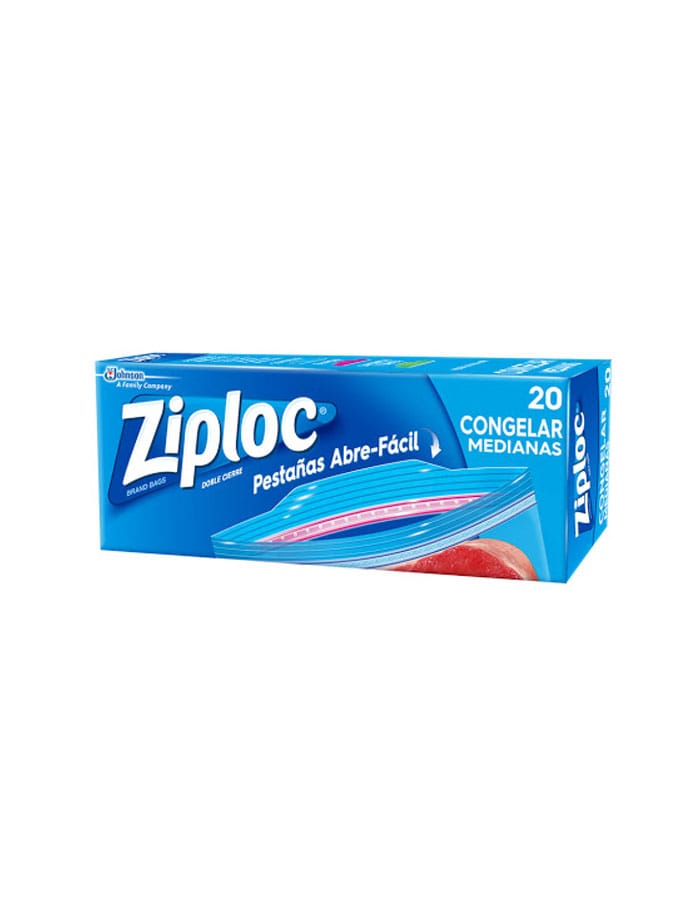 Bolsas ziploc para congelar mediana 20 und