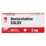 Desloratadina 5 mg Calox 10 pastillas