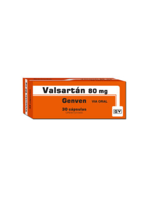 Valsartan 80 mg Genven 30 cápsulas