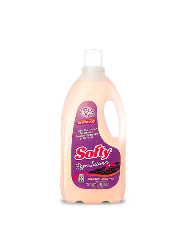 Detergente Líquido Ropa Intima Softy 1 Lt