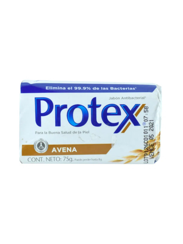 Jabón Antibacterial Avena Protex 75 g