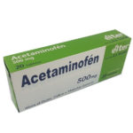 Acetaminofén 500 mg Élter 20 pastillas