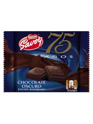 Chocolate Oscuro 75 Años Savoy 100 g