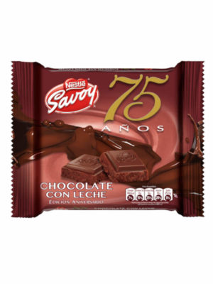 Chocolate con Leche 75 Años Savoy 100 g