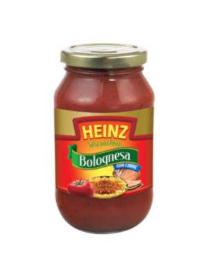 Salsa para Pastas Bolognesa con Carne Heinz 490 g