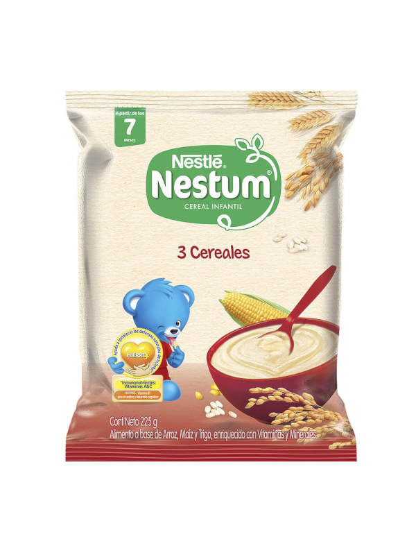 Nestum 3 Cereales 7 Meses Nestle 225 g