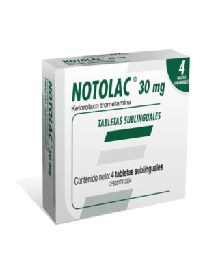 Notolac Ketorolaco Trometamina Notolac 30 mg Farma 4 Tabletas